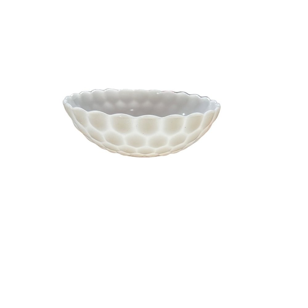 Milk Glass serving Dish and Centerpiece